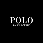 “Polo Ralph Lauren logo in elegant white serif font on a black background.