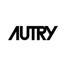 Autry logo presented in black, featuring a minimalist rectangular wordmark on a white background.