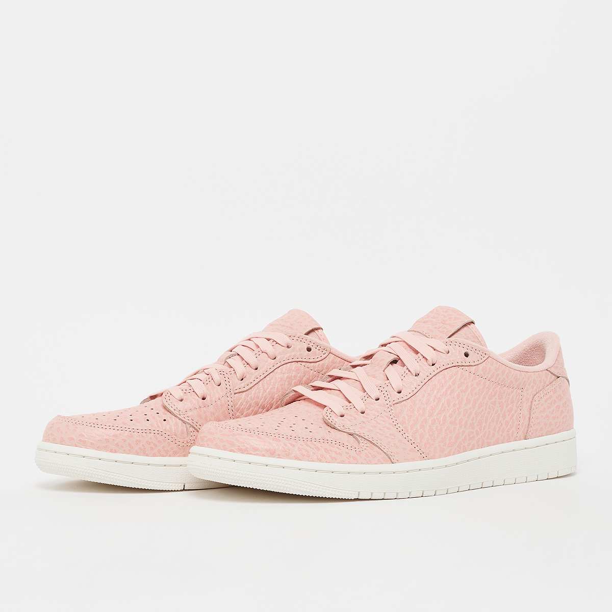 Jordan Air 1 Retro Low Swooshless "Arctic Orange" Sneaker Men light pink Size 45