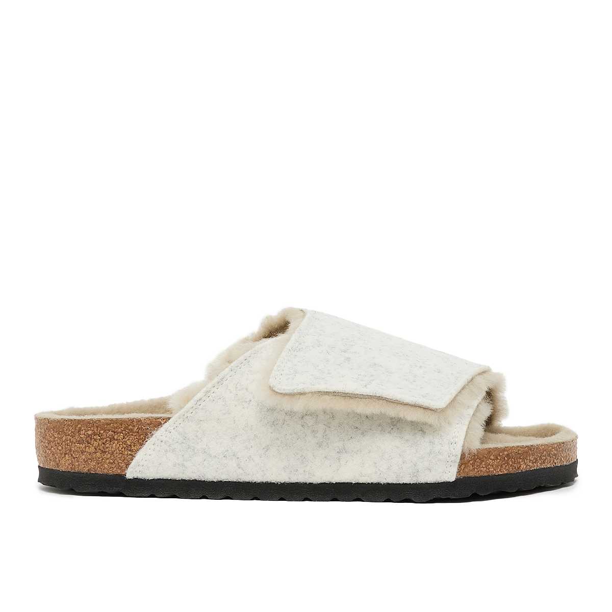 Birkenstock Solana Shearling FE Low Shoe Men beige Size 37
