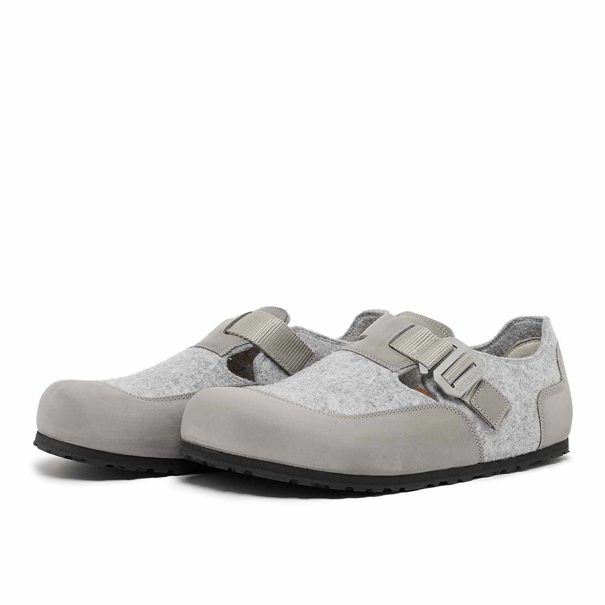 Birkenstock London Nova TEX Felt Low Shoe men grey