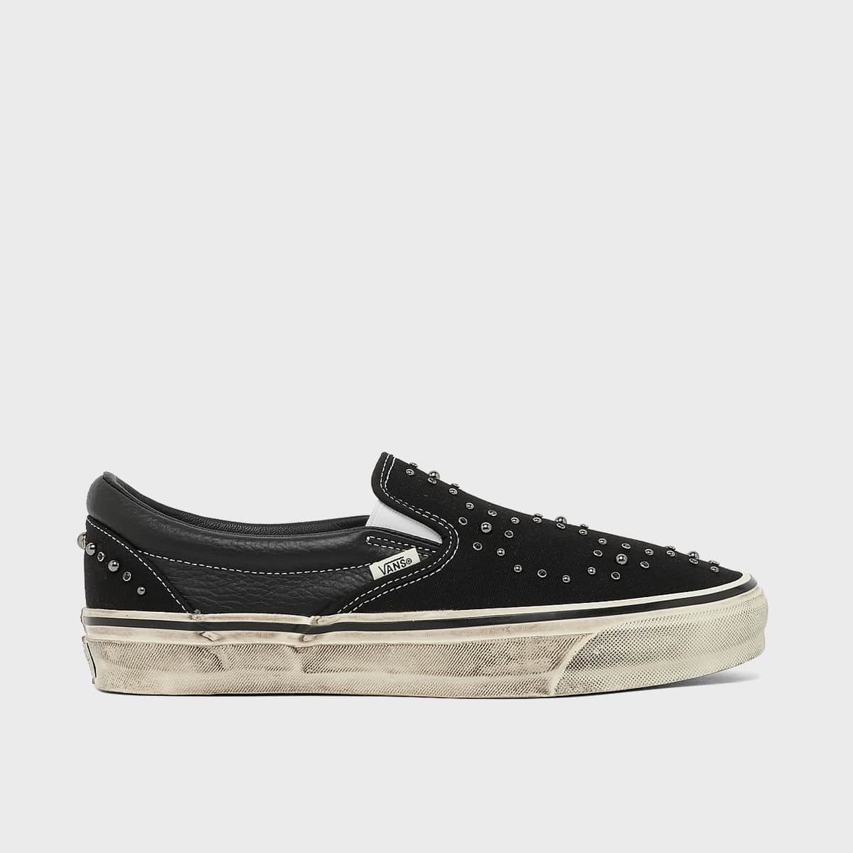 Vans Wmns LX Classic Slip-On 98 Pearlized Sneaker Women black Size 38.5 black