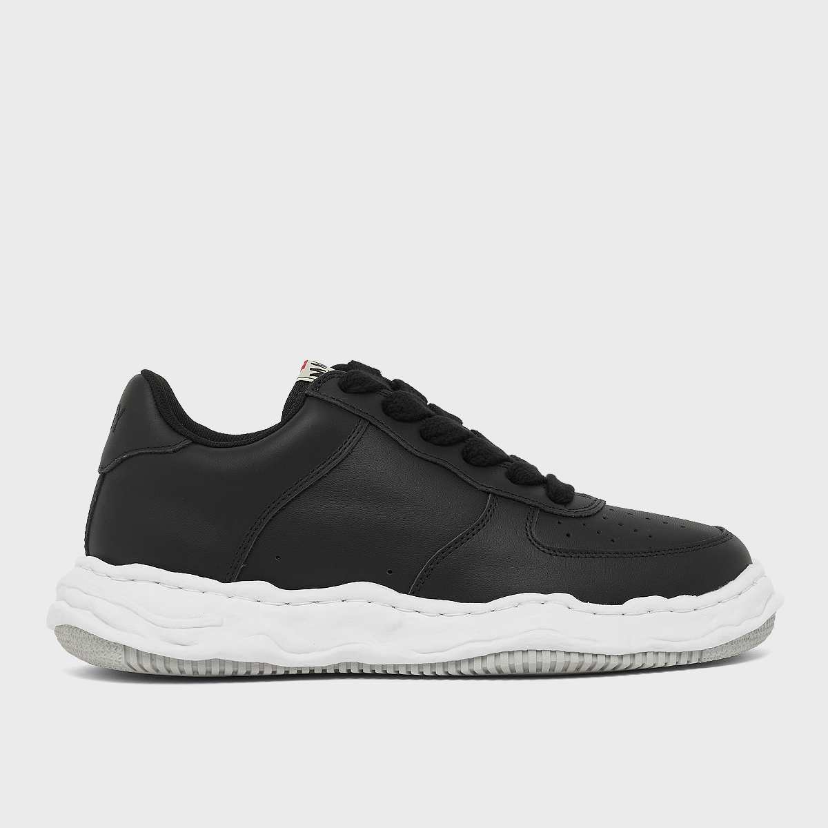 Maison Mihara Yasuhiro Wayne OG Sole Leather Low Sneaker Men black Size 42