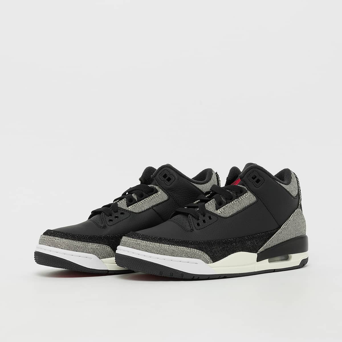 Jordan x Levis Wmns Air 3 "Black Denim" Sneaker Women black Size 36.5