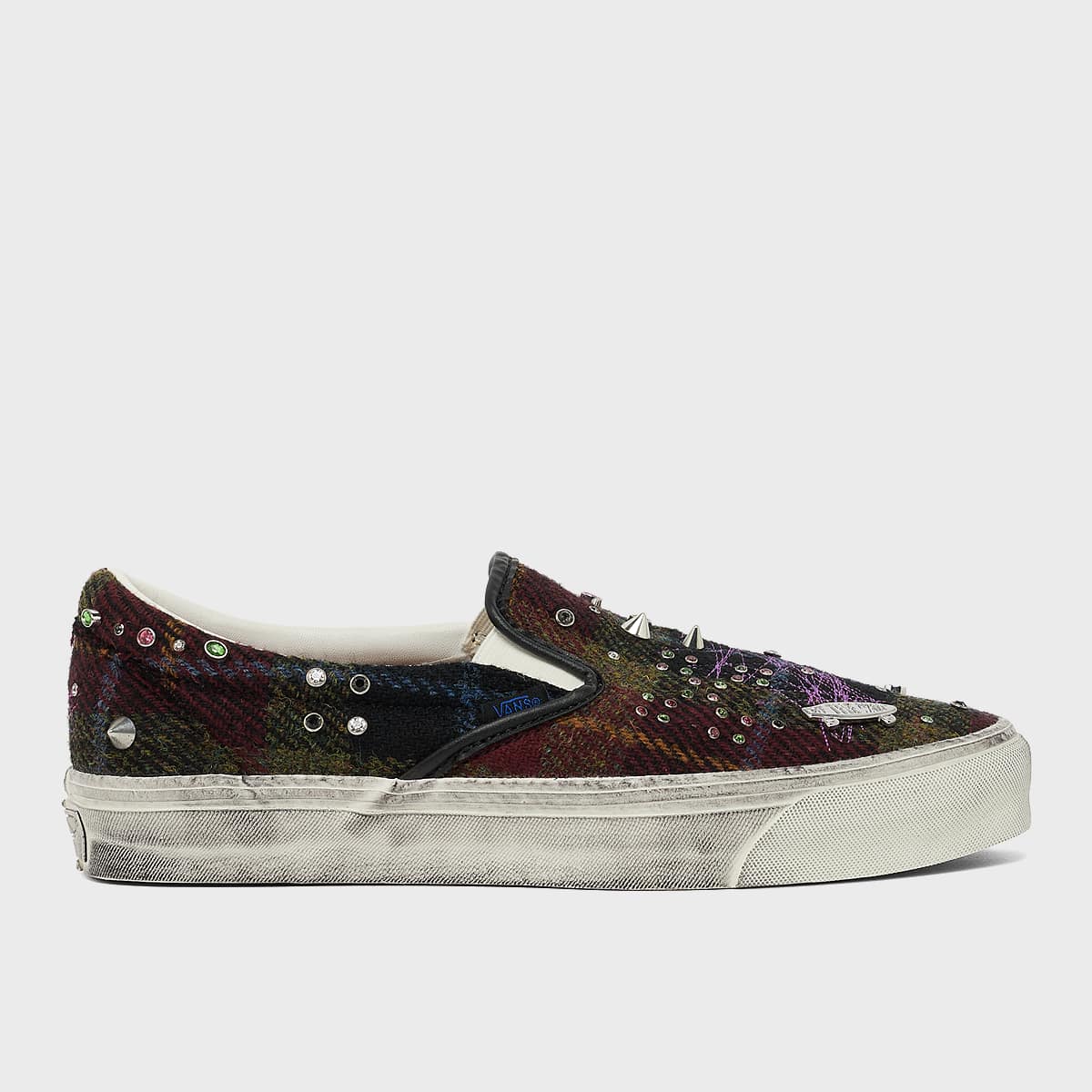 Vans LX Classic Slip-On 98 Harris Tweed Sneaker Men multi-colour Size 41 multi-colour