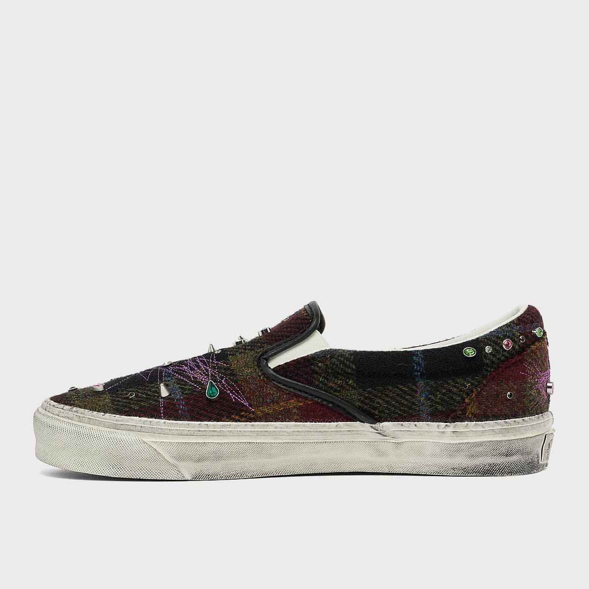 Vans LX Classic Slip-On 98 Harris Tweed Sneaker Men multi-colour Size 41 nouveauté