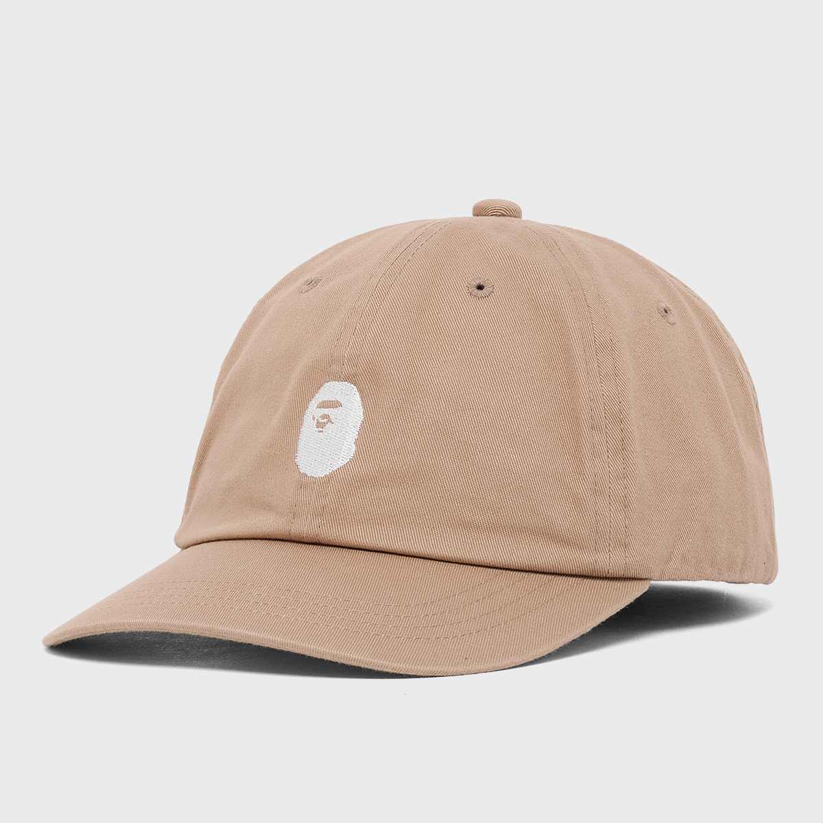 A Bathing Ape Head One Point Panel Cap Mützen & Caps Herren,Damen Beige Größe ONE