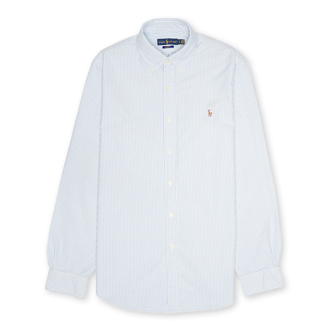 Polo Ralph Lauren Long Sleeve Sport Oxford Shirt striped blue 58240 1