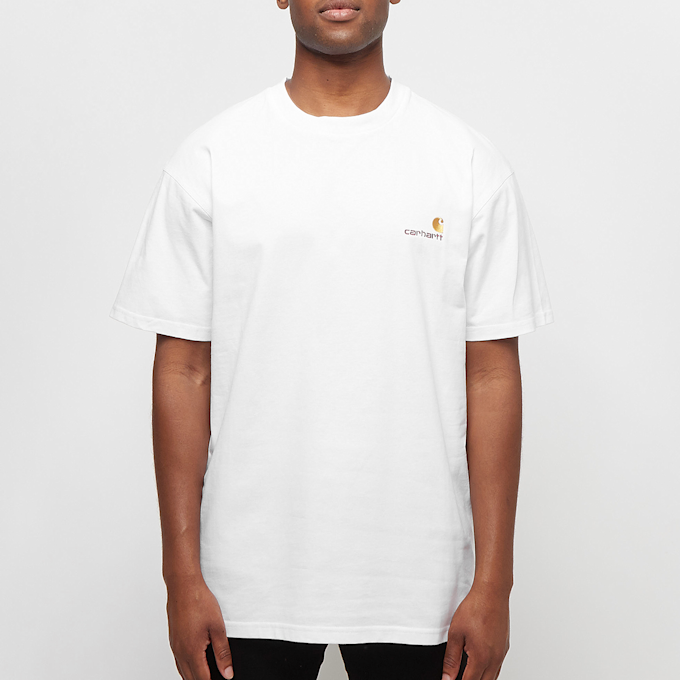 Carhartt WIP S/S American Script T-Shirt white 65615 2