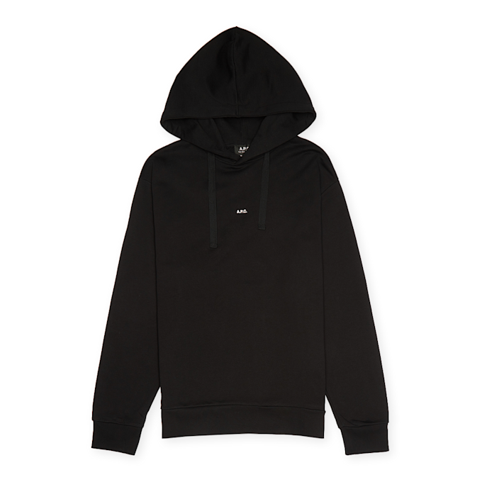 A.P.C. Hoodie Victor Larry black 74262 1