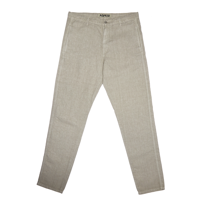 Aspesi Pantalone Funzionale (Linen) grijs 80595 1