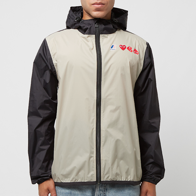 Comme des Garcons Play K-Way Full Zip Jacket beige 80936 2