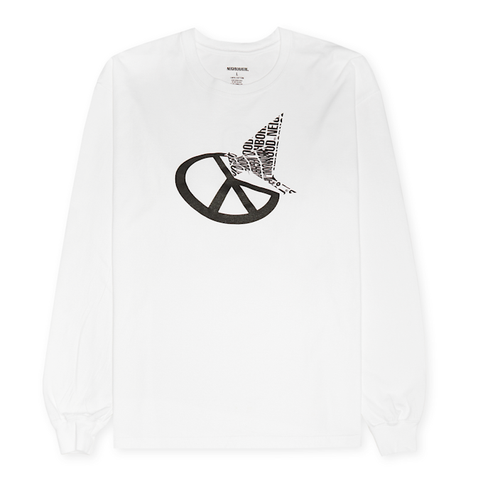 Neighborhood Longsleeve white 80977 1