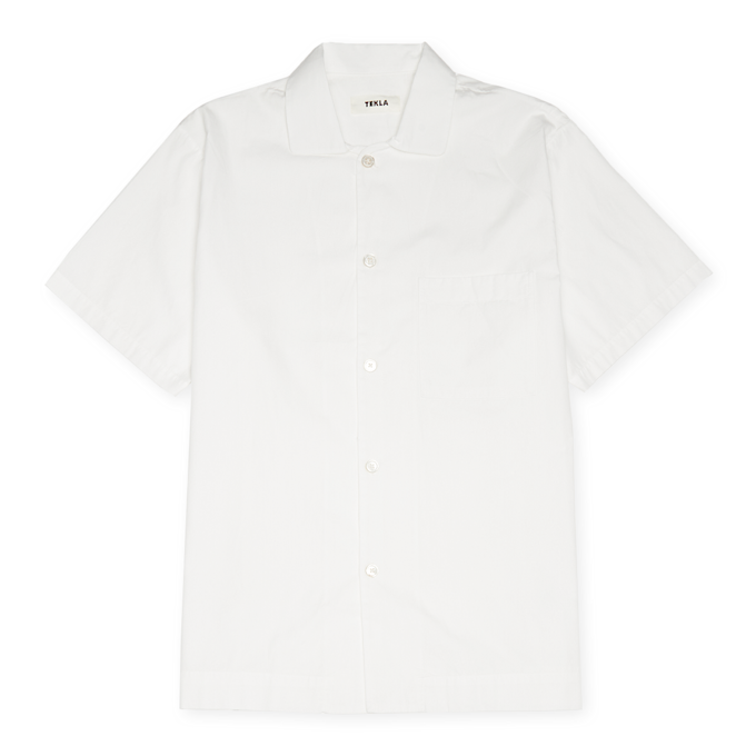 Tekla Short Sleeve Shirt white 82671 1