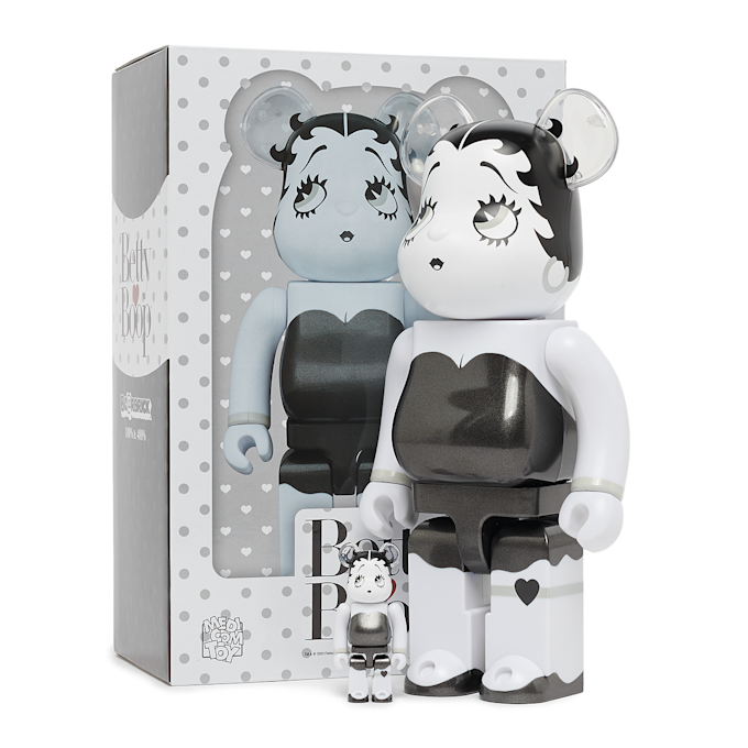 Medicom Bearbrick Betty Boop Black & White Ver. 100% & 400% multi-colour 83426 4