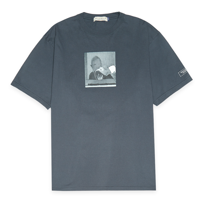 UNDERCOVER TEE signal green/black blauw 83502 1