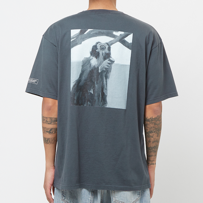 UNDERCOVER TEE signal green/black blauw 83502 4