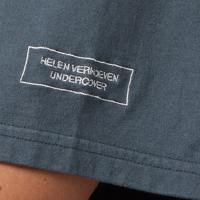 UNDERCOVER TEE signal green/black blauw 83502 7