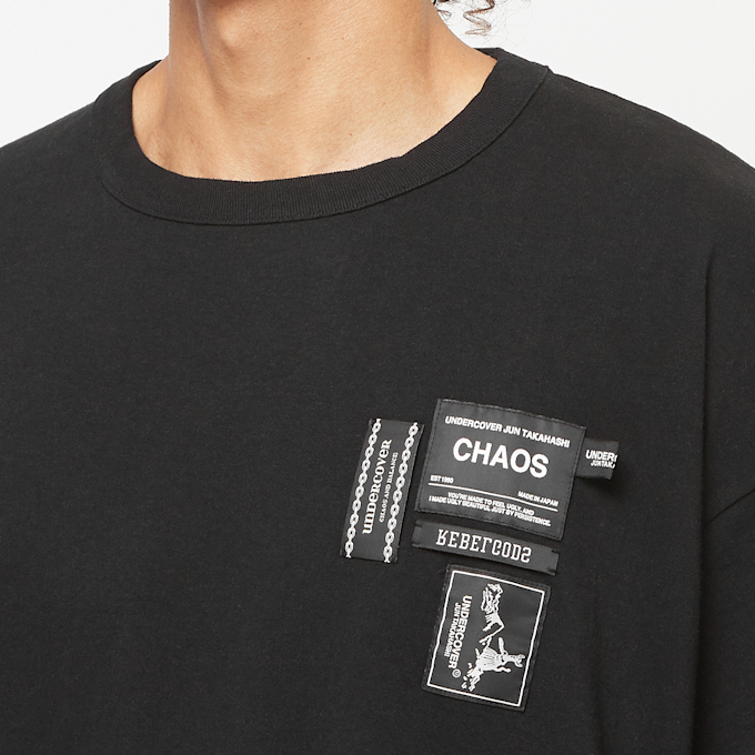 UNDERCOVER Logo Tee zwart 83511 5