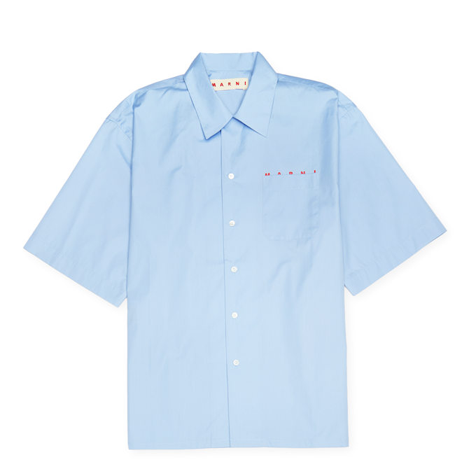 Marni Short Sleeve Shirt blue 83729 1