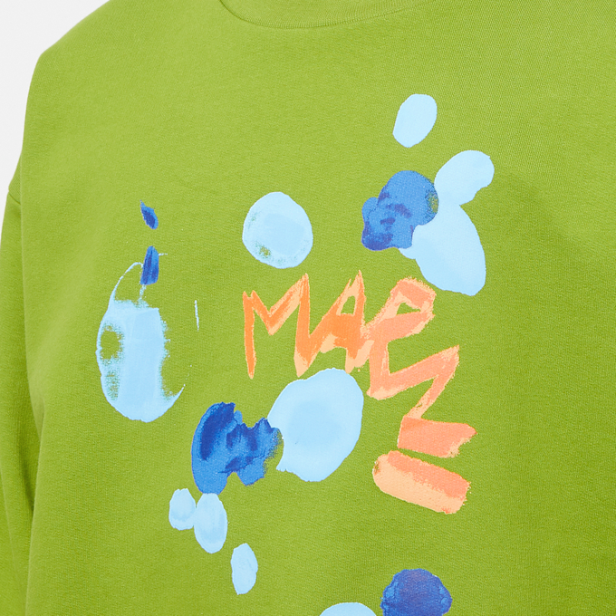 Marni Sweatshirt juniper grün 83725 5