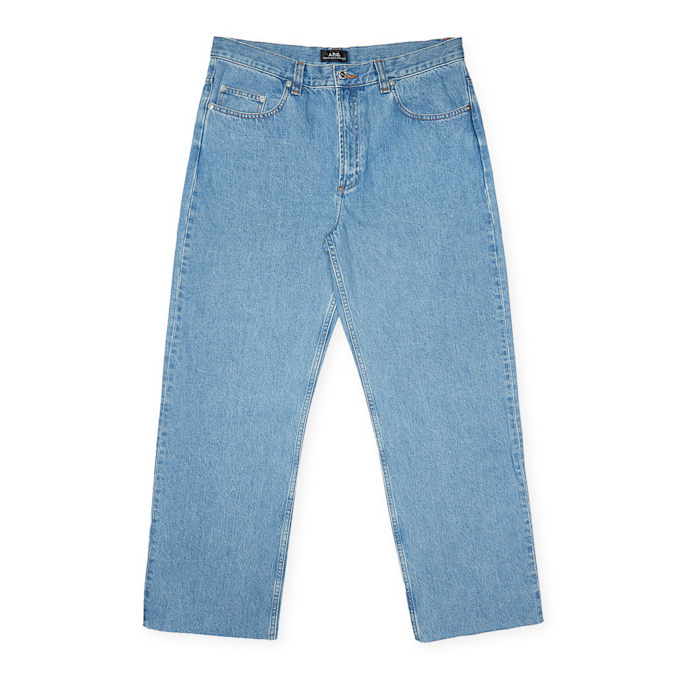 A.P.C. Relaxed Raw Edge Jeans blue 84111 1