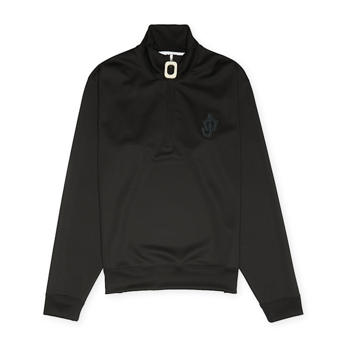 J. W. Anderson Anchor Half Zip Track Top black 84348 1