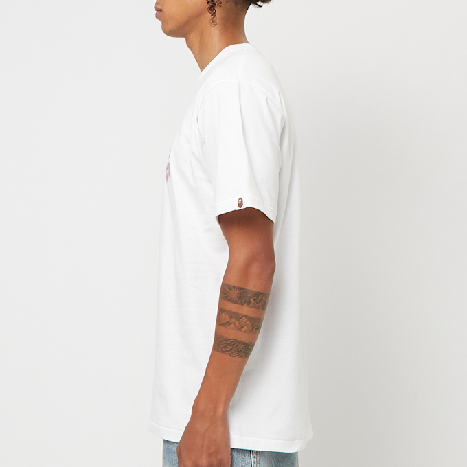 A Bathing Ape Glitch Art College Tee M white 84727 3