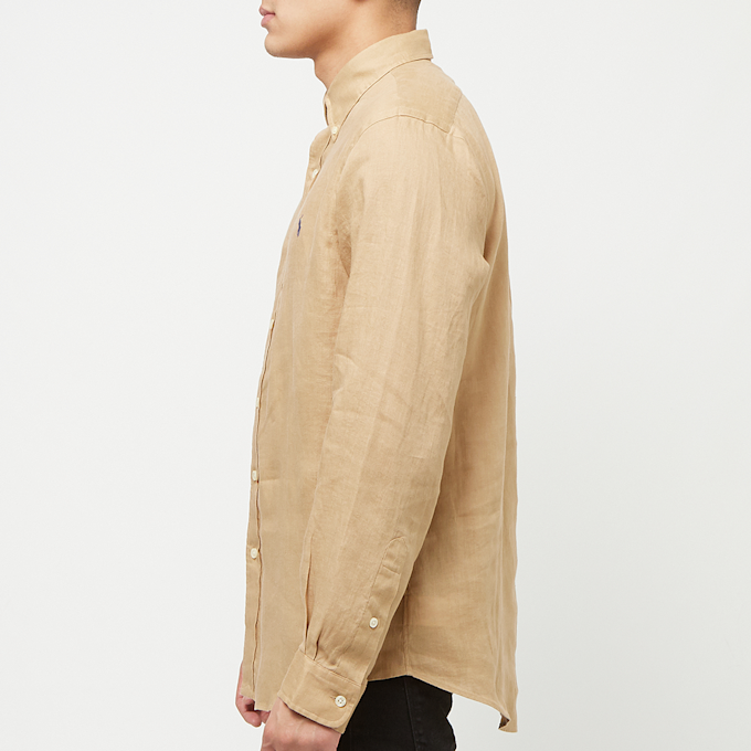 Polo Ralph Lauren Long Sleeve Sport Shirt (Linen) braun 89537 3