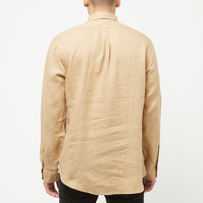 Polo Ralph Lauren Long Sleeve Sport Shirt (Linen) braun 89537 4