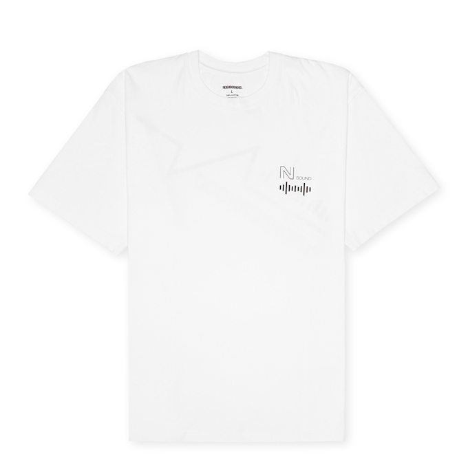 Neighborhood 1 Logo Printed T-Shirt white 90652 1