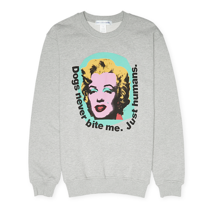 Comme des Garcons Shirt Sweatshirt juniper grau 89601 1