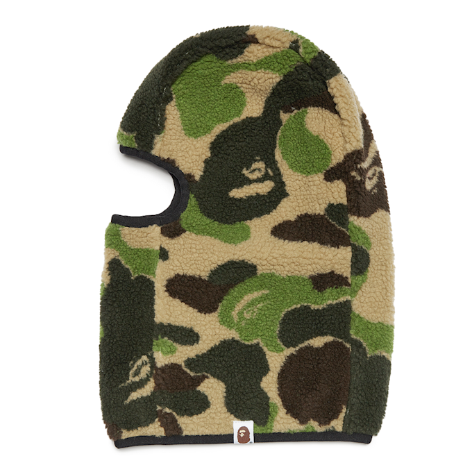 A Bathing Ape Abc Camo Boa Fleece  Balaclava M camouflage 90920 1