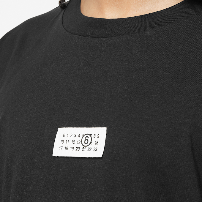 MM6 Maison Margiela T-Shirt aus Baumwolle schwarz 87107 5