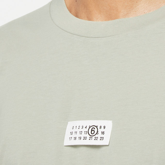 MM6 Maison Margiela T-Shirt aus Baumwolle grün 90334 5