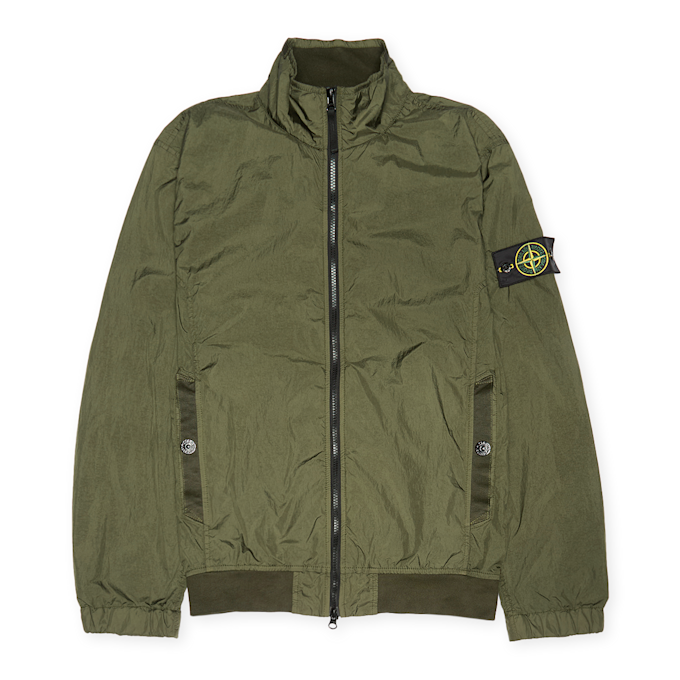 Stone Island PU Jacket burgundy groen 87173 1