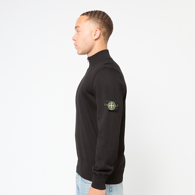 Stone Island Longsleeve Poloshirt schwarz 85458 2
