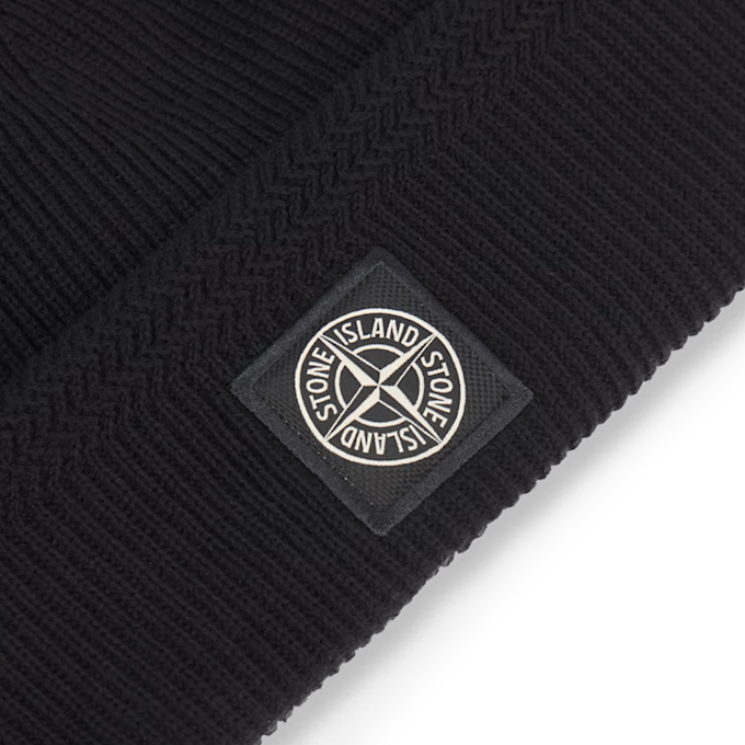 Stone Island Beanie schwarz 90052 3