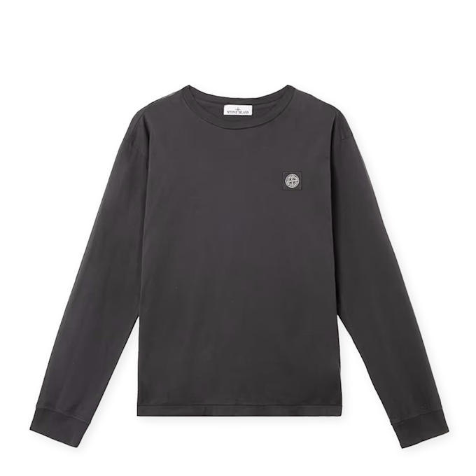 Stone Island Longsleeve T-Shirt schwarz 90347 1