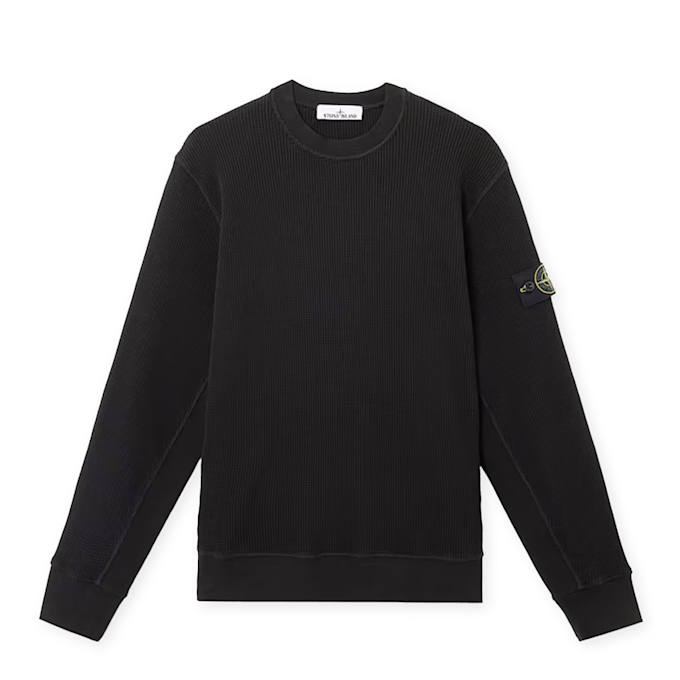 Stone Island Track-Jacke Paris aus Jacquard mit Reißverschluss schwarz 88367 1