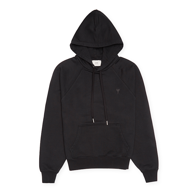 AMI PARIS Boxy Hoodie black 89187 1