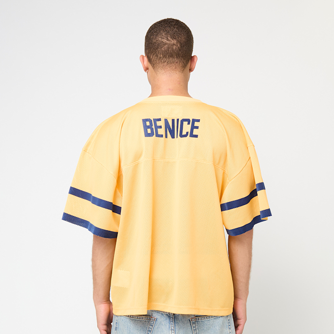 ERL Venice 76 Knit Football Top geel 85544 4