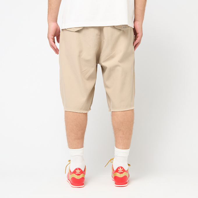 ERL Distressed Chino Shorts Woven cream beige 85546 4