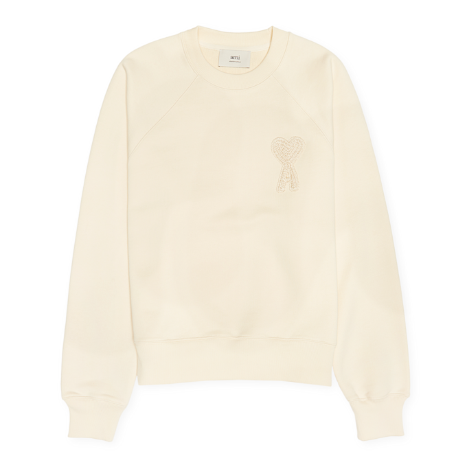 AMI PARIS Sweatshirts black beige 87247 1