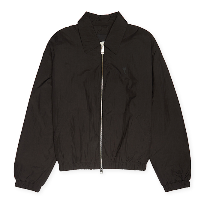 AMI PARIS De Coeur Zipped Jacket black 89335 1