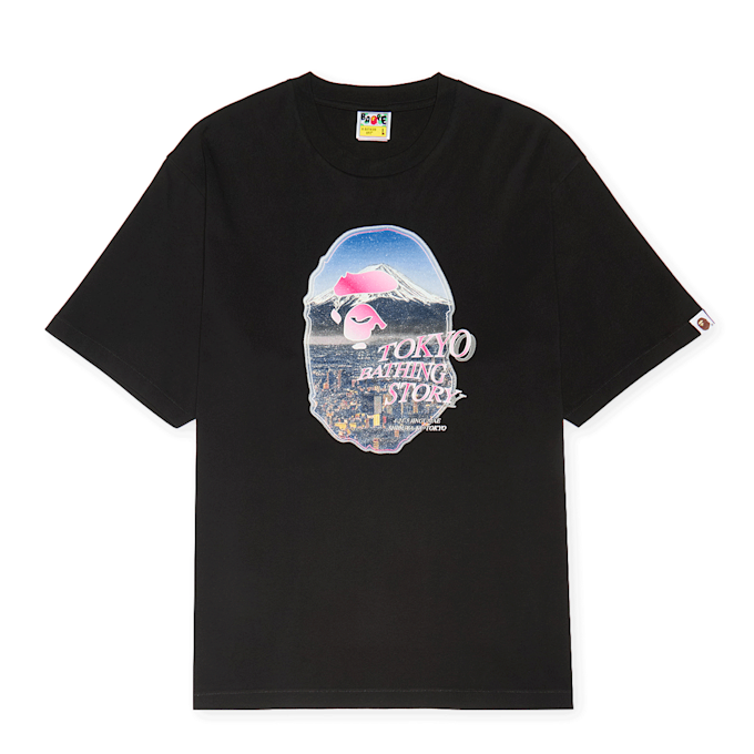 A Bathing Ape Cityscape Ape Head Relaxed Fit Tee schwarz 88764 1