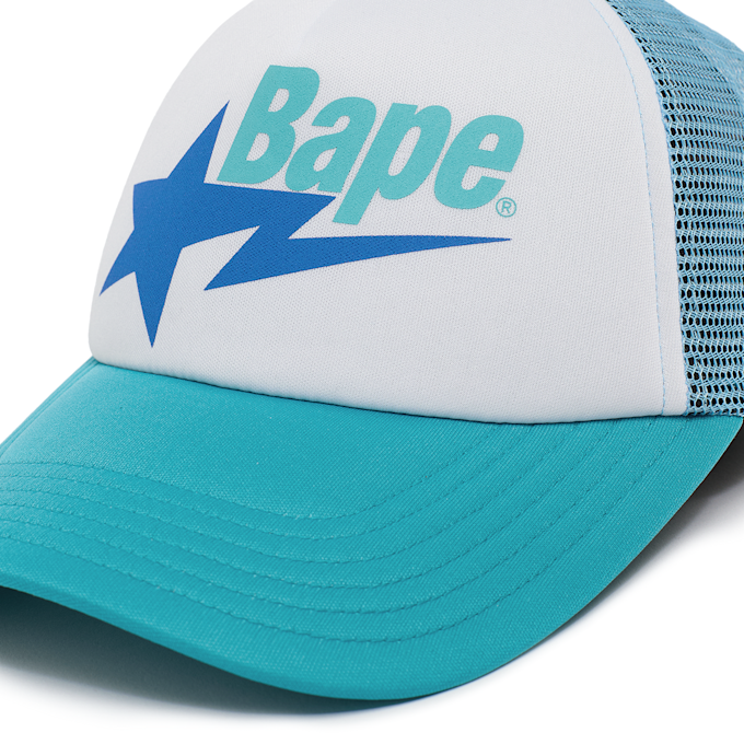 A Bathing Ape Bape Sta Mesh Cap red blue 89885 3