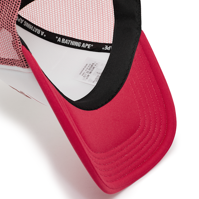 A Bathing Ape Bape Sta Mesh Cap red red 90863 4