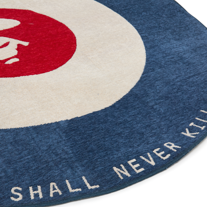 A Bathing Ape Ape Target Rug navy blauw 89390 2