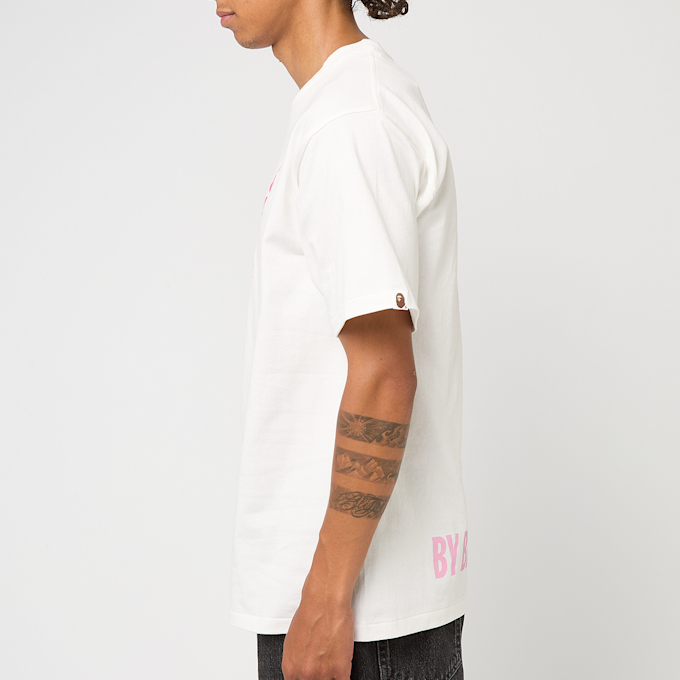 A Bathing Ape ABC Camo Ape Face Sta Tee white/pink wit 87773 3